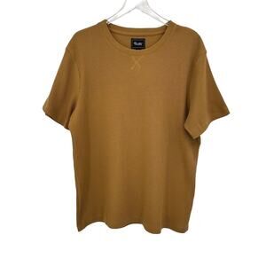 Primitive Skateboarding shirt men's M crew waffle weave short sleeve rust NEW